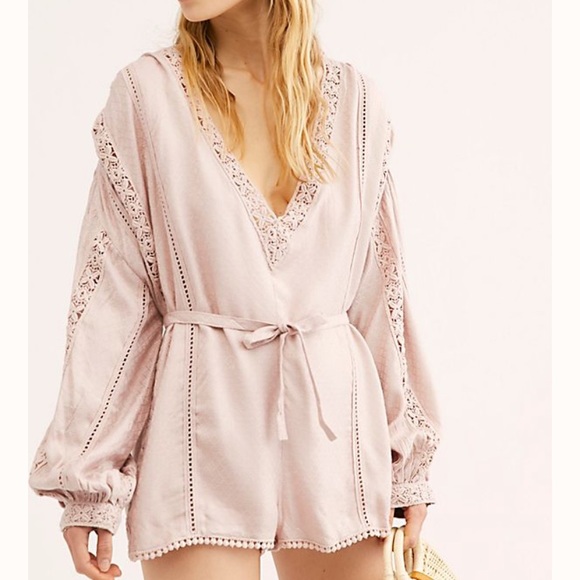 Free People Pants - NWT Free People I Meant It Crotchet Romper